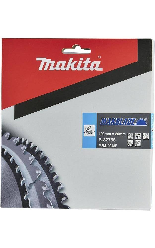 makita Kreissgeblatt B-32758 MAKBLADE D.190mm Bohrung 20mm 48 Zhne