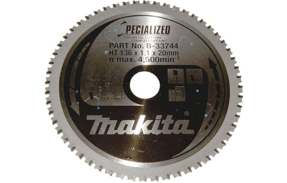 makita Kreissgeblatt B-33744 SPECIALIZED D.136mm Bohrung 20mm 56 Zhne