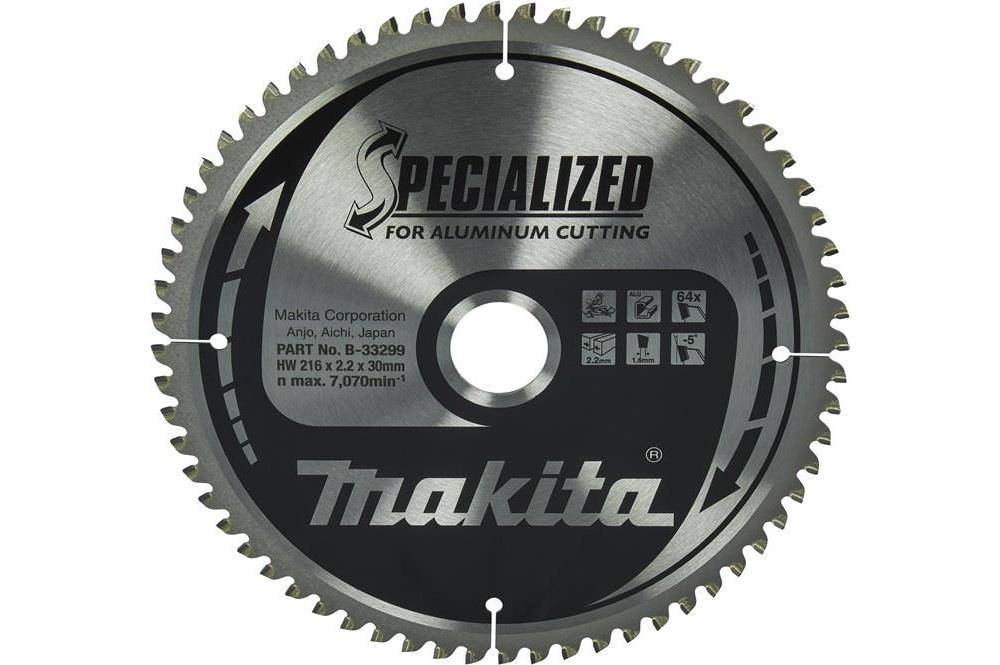 makita Kreissgeblatt B-33299 SPECIALIZED D.216mm Bohrung 30mm 64 Zhne