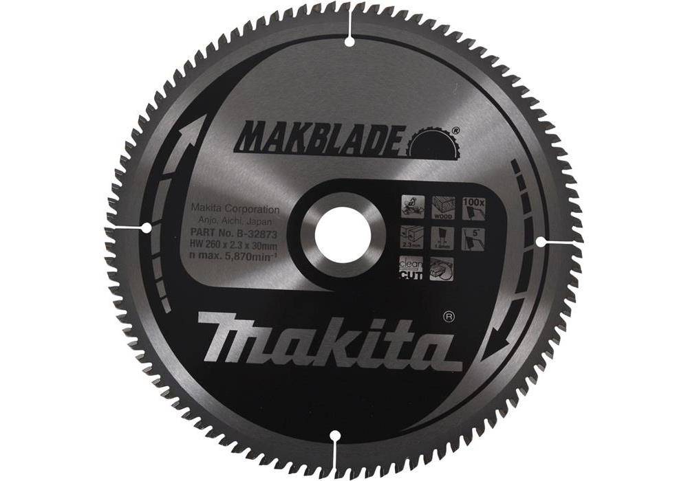 makita Kreissgeblatt B-32873 MAKBLADE D.260mm Bohrung 30mm 100 Zhne