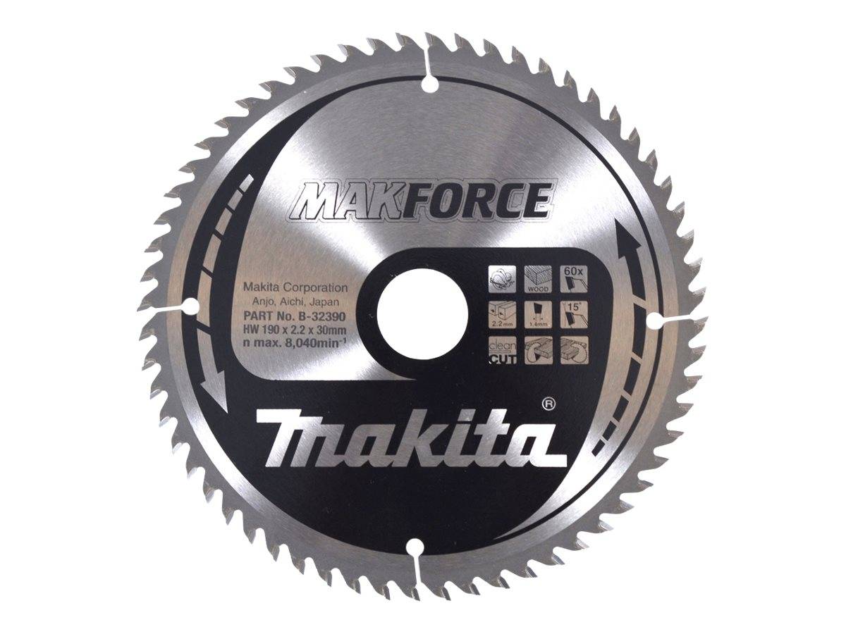 Makita MAKFORCE - Kreissägeblatt - für Holz - 190 mm