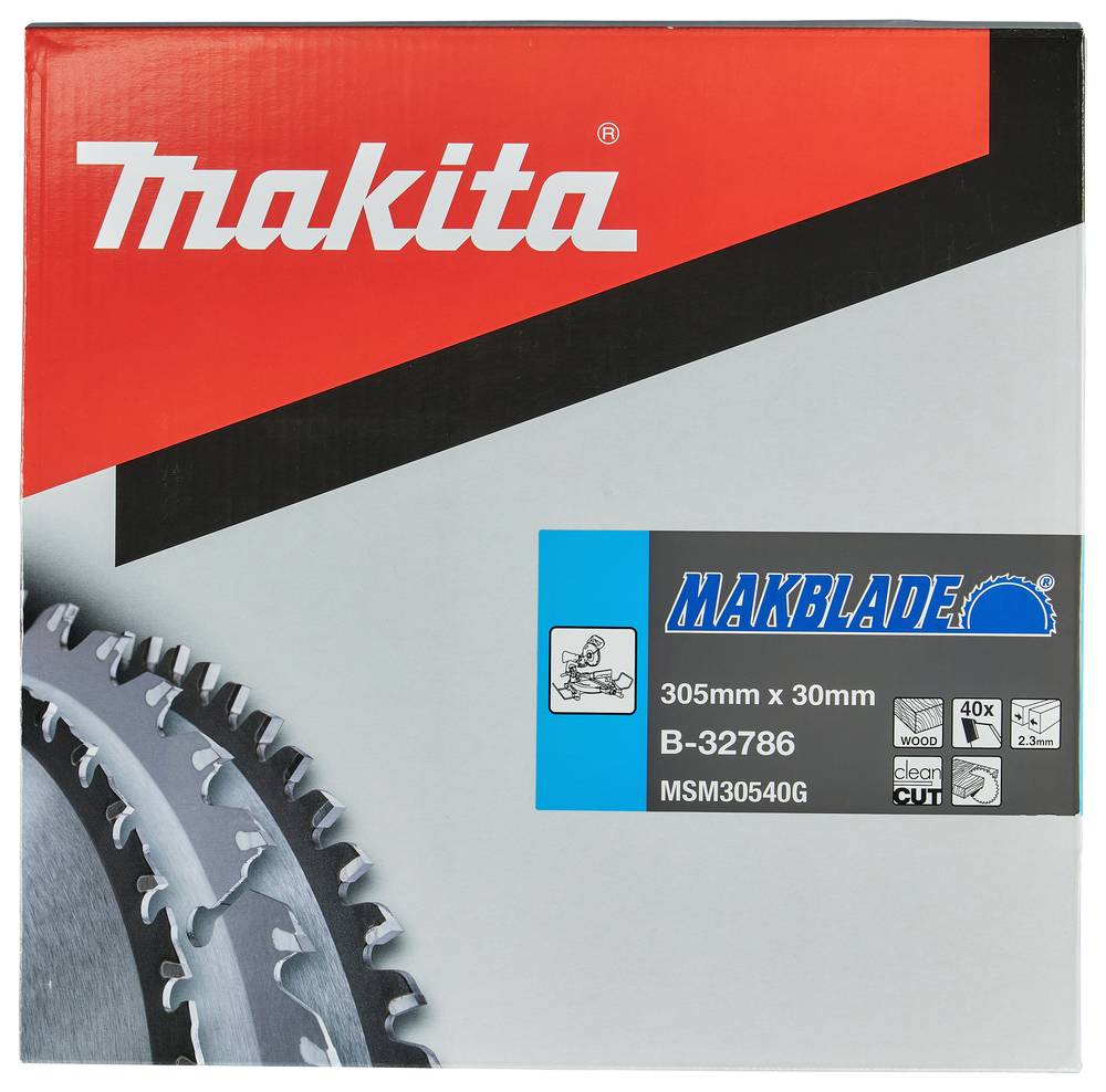 Makita Sägeblatt, MAKBLADE TCT T.C.T. • 305 x 30 mm • 40 Zähne • Holz
