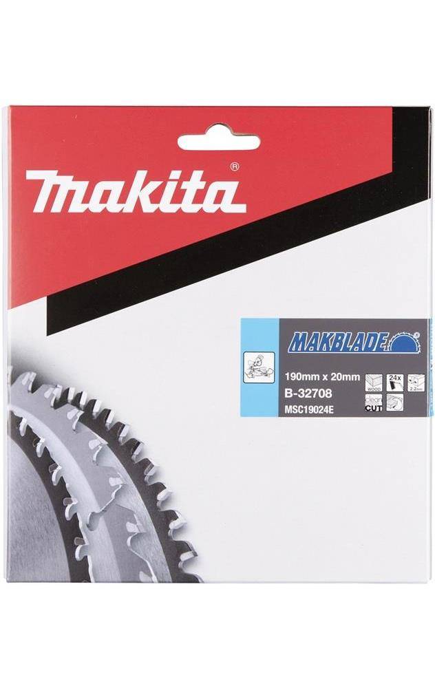 makita Kreissgeblatt B-32708 MAKBLADE D.190mm Bohrung 20mm 24 Zhne