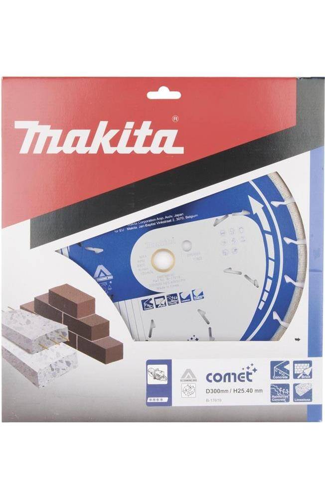 makita Diamantscheibe B-17619 D.300mm Bohrung 20mm COMET 10 mm