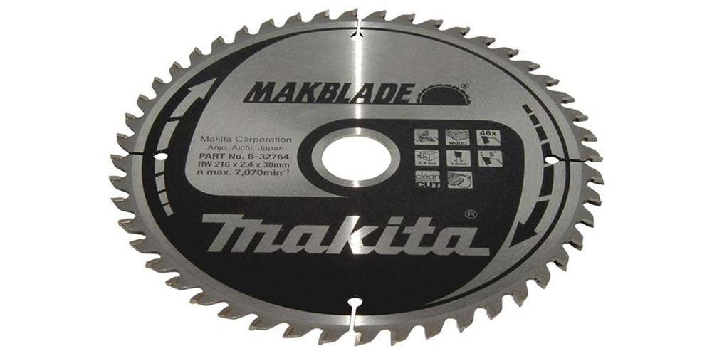 makita Kreissgeblatt B-32764 MAKBLADE D.216mm Bohrung 30mm 48 Zhne