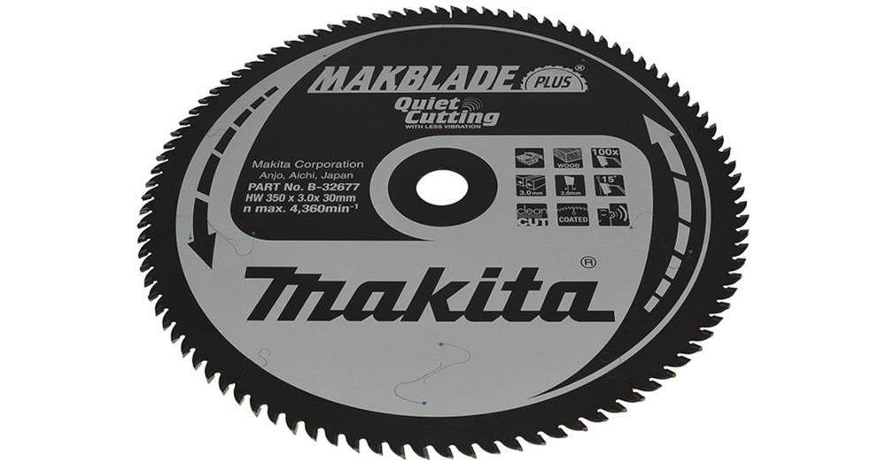 makita Kreissgeblatt B-32677 MAKBLADE+ D.350mm Bohrung 30mm 100 Zhne