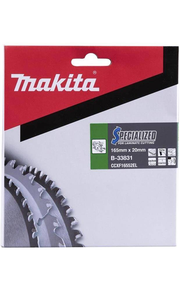 makita Kreissgeblatt B-33831 SPECIALIZED D.165mm Bohrung 20mm 52 Zhne