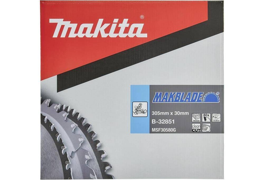 makita Kreissgeblatt B-32851 MAKBLADE D.305mm Bohrung 30mm 80 Zhne