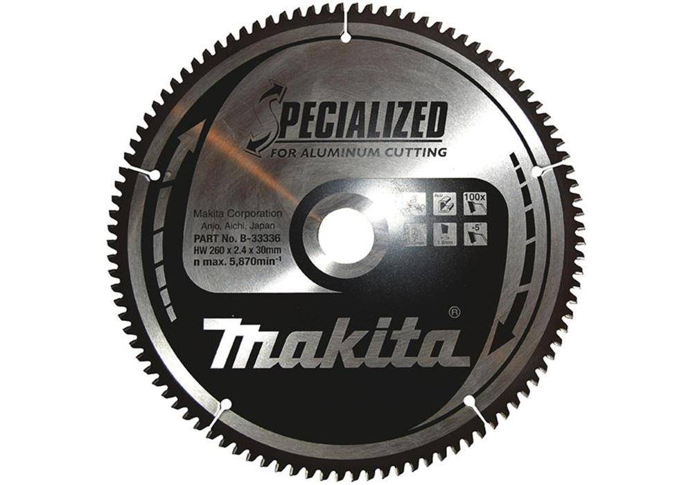 makita Kreissgeblatt B-33336 SPECIALIZED D.260mm Bohrung 30mm 100