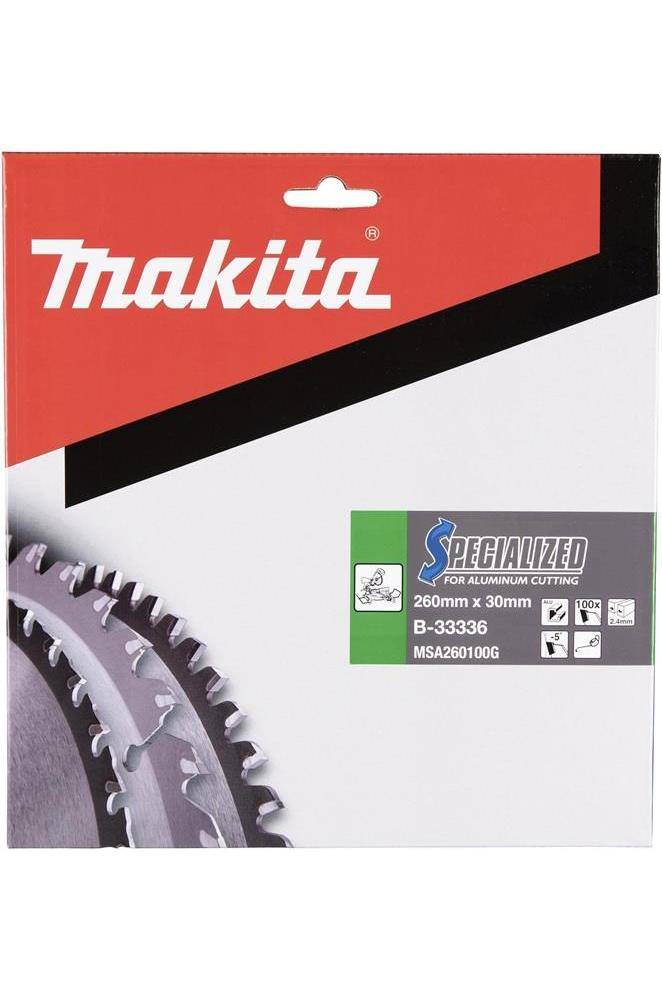 makita Kreissgeblatt B-33336 SPECIALIZED D.260mm Bohrung 30mm 100