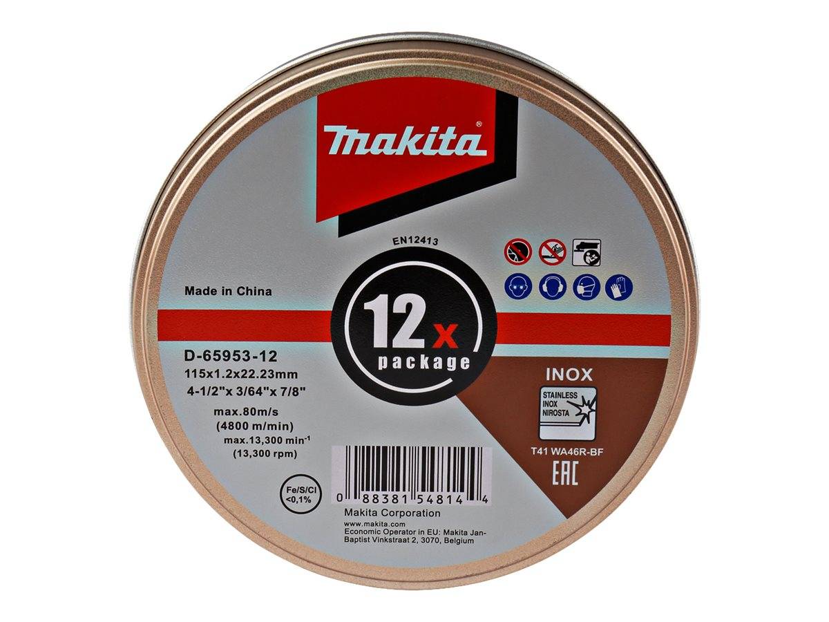 Makita - Schneidscheibe - für Metall, Edelstahl, säurebeständiger Stahl