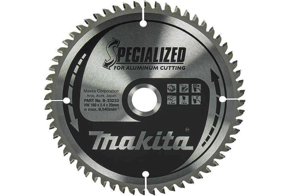 makita Kreissgeblatt B-33233 SPECIALIZED D.160mm Bohrung 20mm 60 Zhne