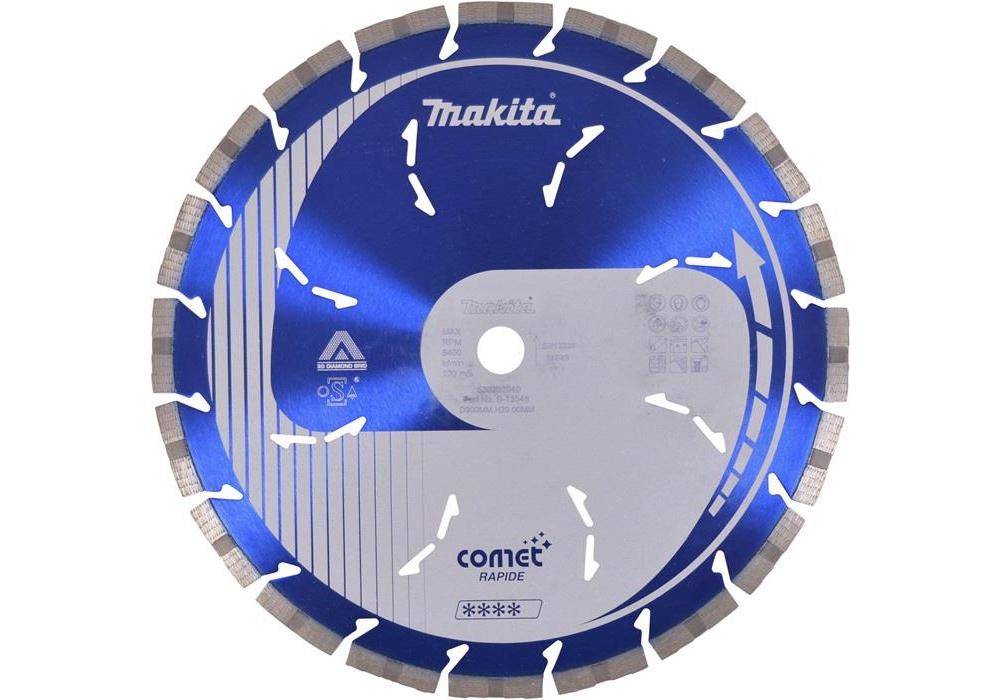makita Diamantscheibe B-13546 D.300mm Bohrung 20mm COMET 10 mm