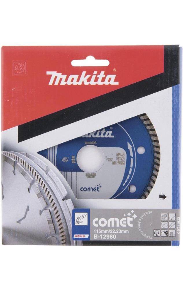 makita Diamantscheibe B-12980 D.115mm Bohrung 22,23mm COMET 7 mm