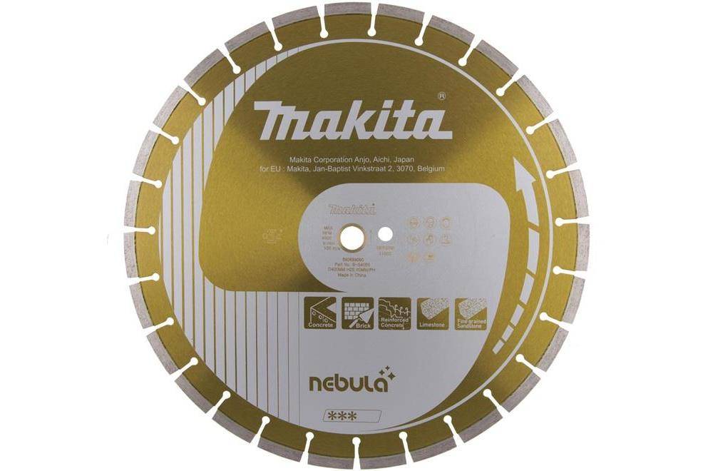 makita Diamantscheibe B-54069 D.400mm Bohrung 25,4mm NEBULA