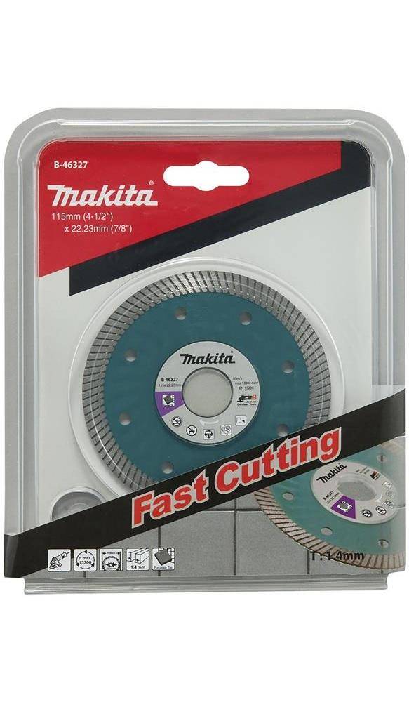 makita Diamantscheibe B-46327 D.115mm WAVE Segment-B.1,4mm