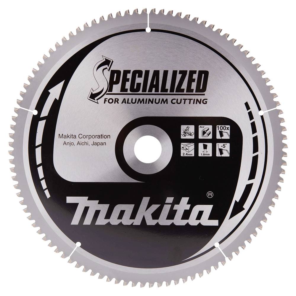 Makita SPECIALIZED Sägeb.250x30x100Z T.C.T. • 250 x 30 mm • 100 Zähne • Aluminum