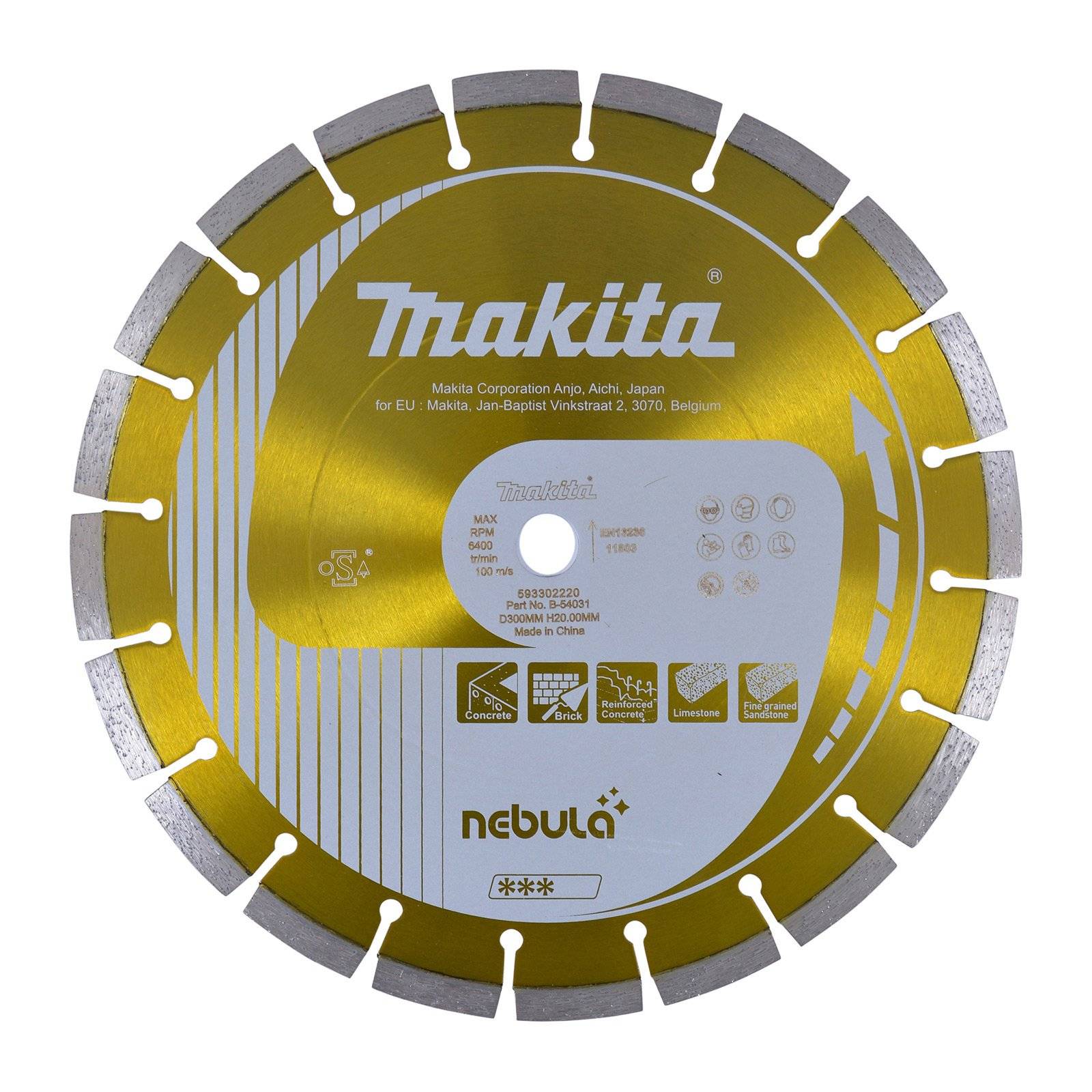 Makita Diamanttrennscheibe 300x20 NEBULA - B-54031