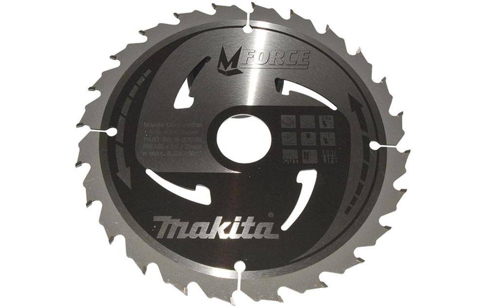 makita Kreissgeblatt M-FORCE B-32035 D.185mm Bohrung 30mm 24 Zhne