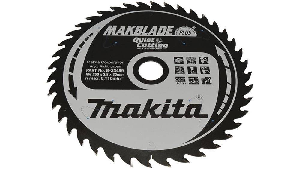 makita Kreissgeblatt B-33489 MAKBLADE+ D.250mm Bohrung 30mm 40 Zhne