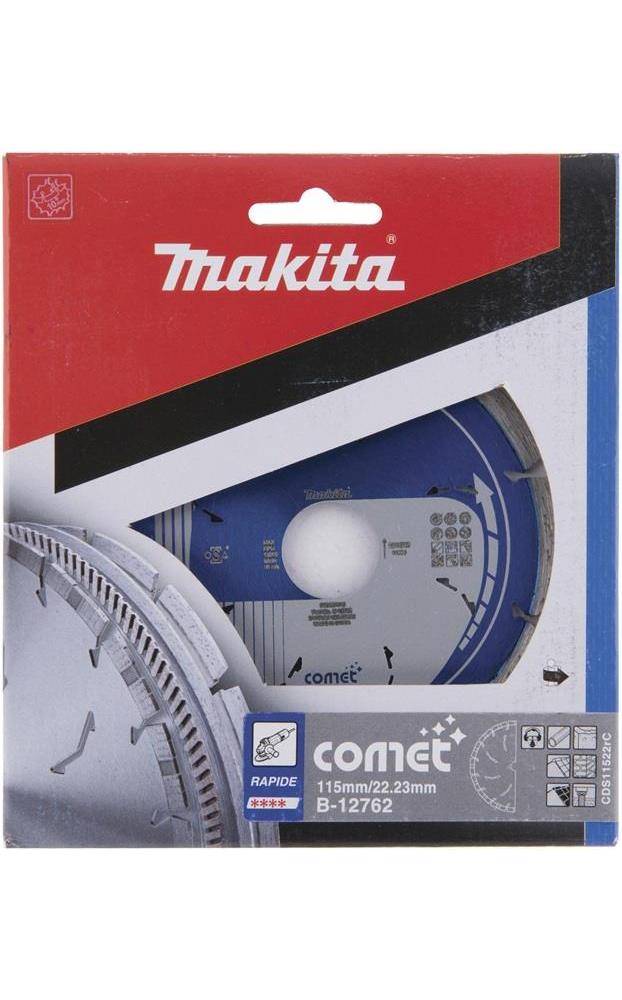 makita Diamantscheibe B-12762 D.115mm Bohrung 22,23mm COMET 10 mm