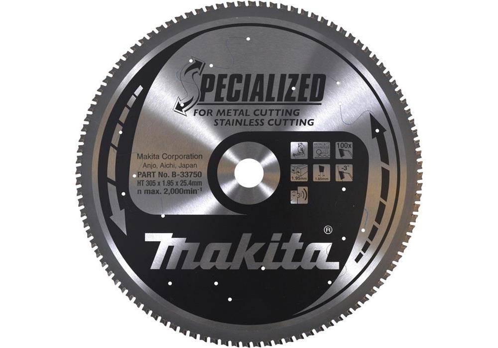 makita Kreissgeblatt B-33750 SPECIALIZED D.305mm Bohrung 1Zoll, 100