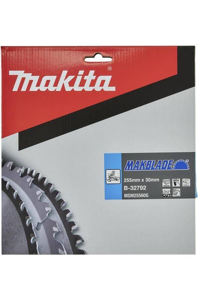 Makita Sägeblatt 255x30mm - 60 Zähne Holz B-32792