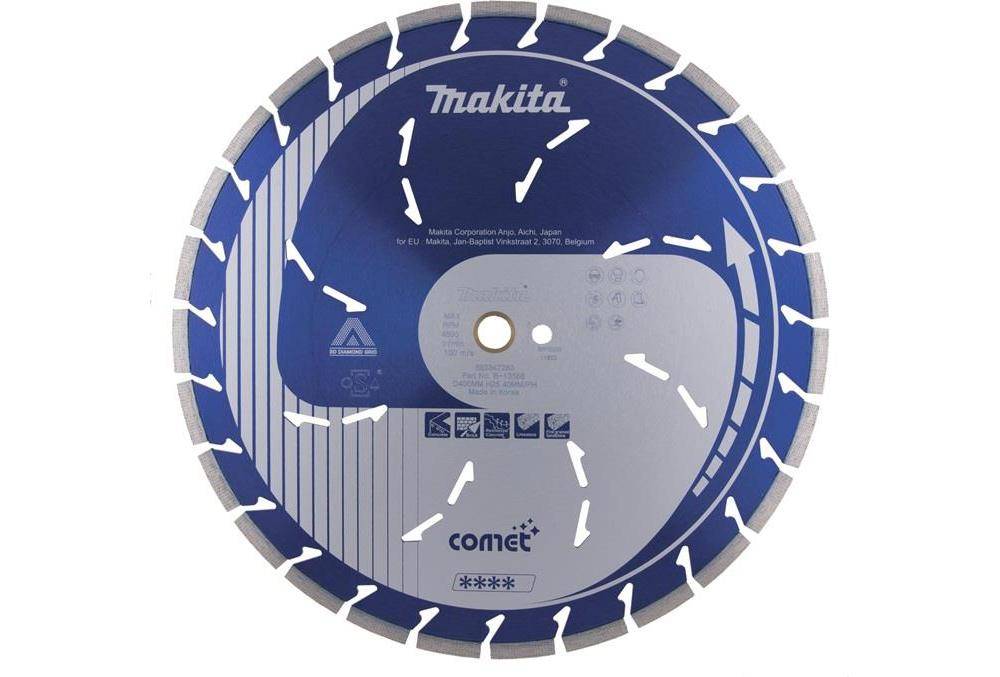 makita Diamantscheibe B-13568 D.400mm Bohrung 25,4mm COMET 10 mm
