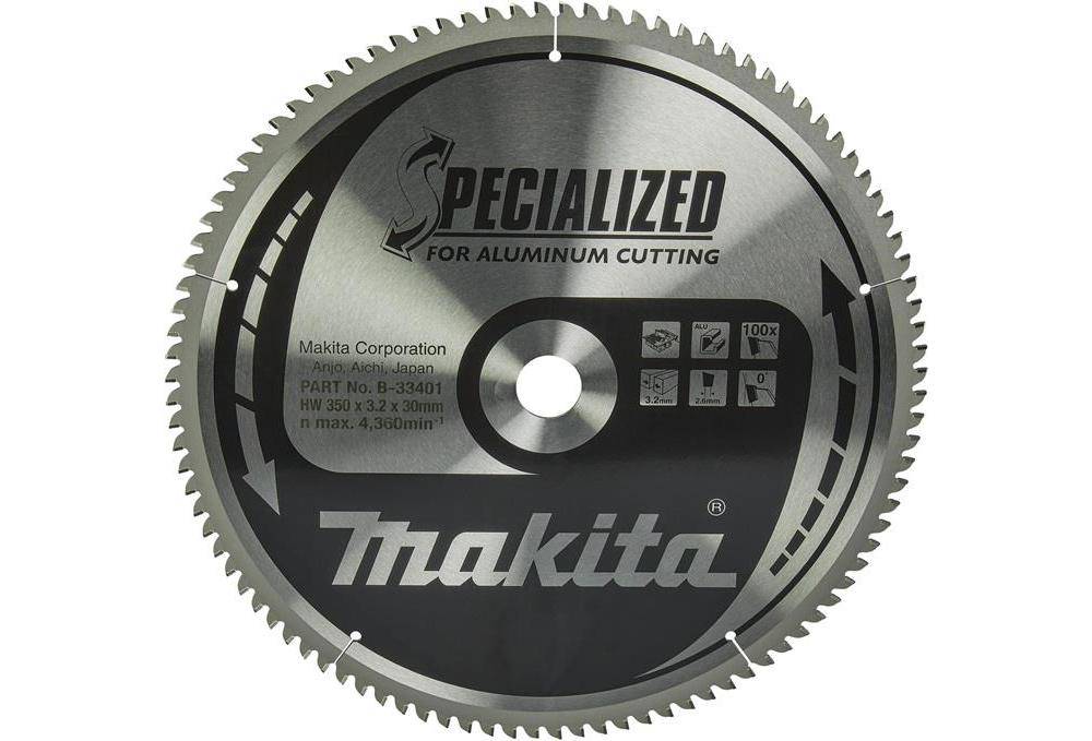 makita Kreissgeblatt B-33401 SPECIALIZED D.350mm Bohrung 30mm 100