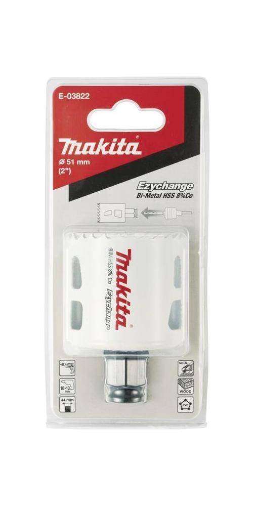 makita Lochsäge E-03822 D.51mm Arbeits-L.44mm HSS-Bi-Metall