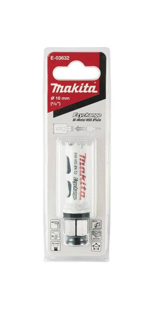 makita Lochsäge E-03632 D.16mm HSS-Bi-Metall