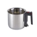 ELO 99414 "Meine Küche" Simmertopf / Milchtopf aus Edelstahl mit Sichtfenster 1,5 Liter Ø 16cm, silber ELO 99414 "Meine Küche" Simmertopf / Milchtopf aus Edelstahl mit Sichtfenster 1,5 Liter Ø 16cm, silber