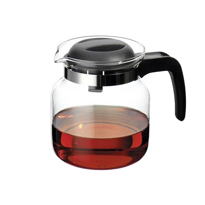 SIMAX 090 011 113 Glaskanne Matura 0,65l, schwarz/transparent