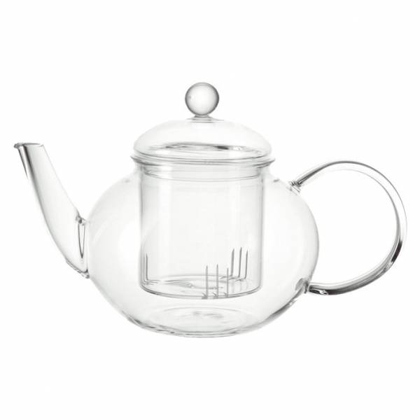 montana 57688 Teekanne "Yogi" Glas, mit Sieb, 1 l, 14 x 23,2 x 14 cm, klar
