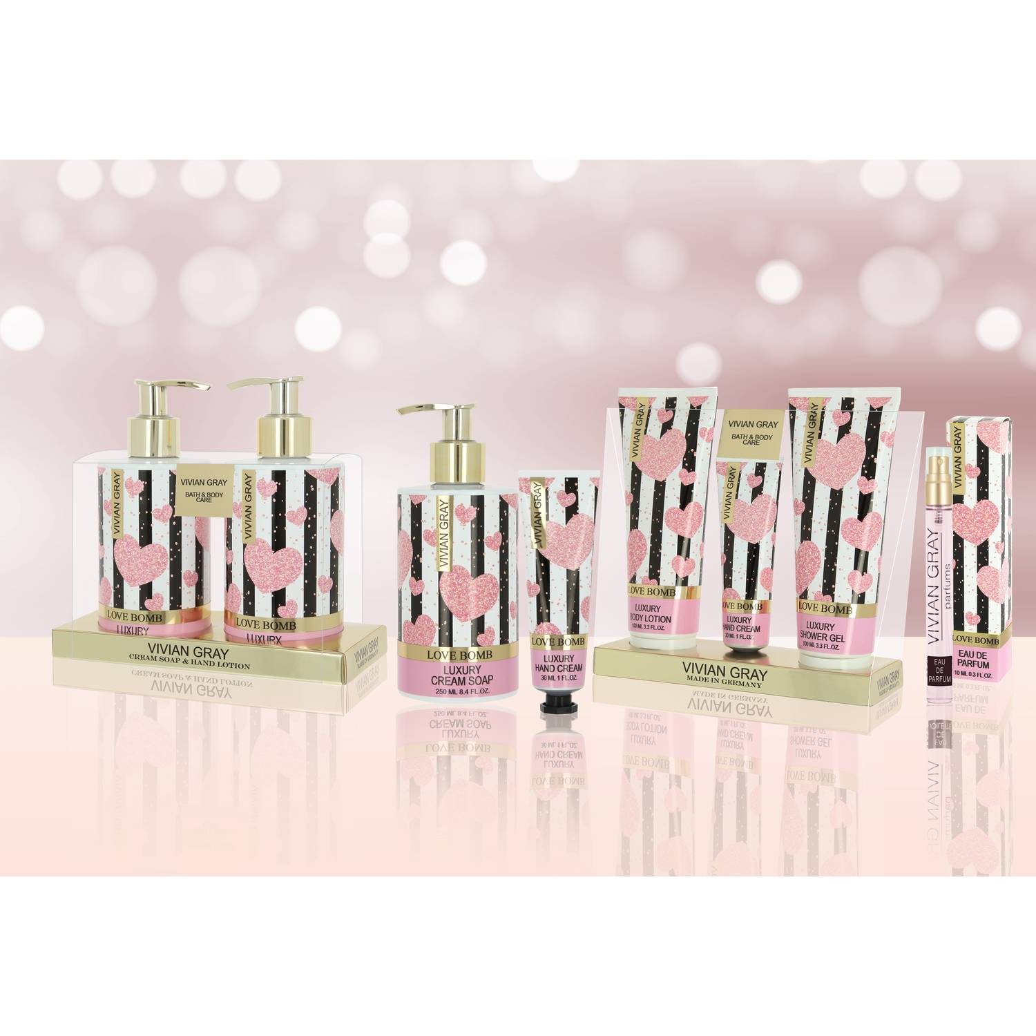 VIVIAN GRAY 1055 Hand Lotion Love Bomb Luxury, pink (30 ml)