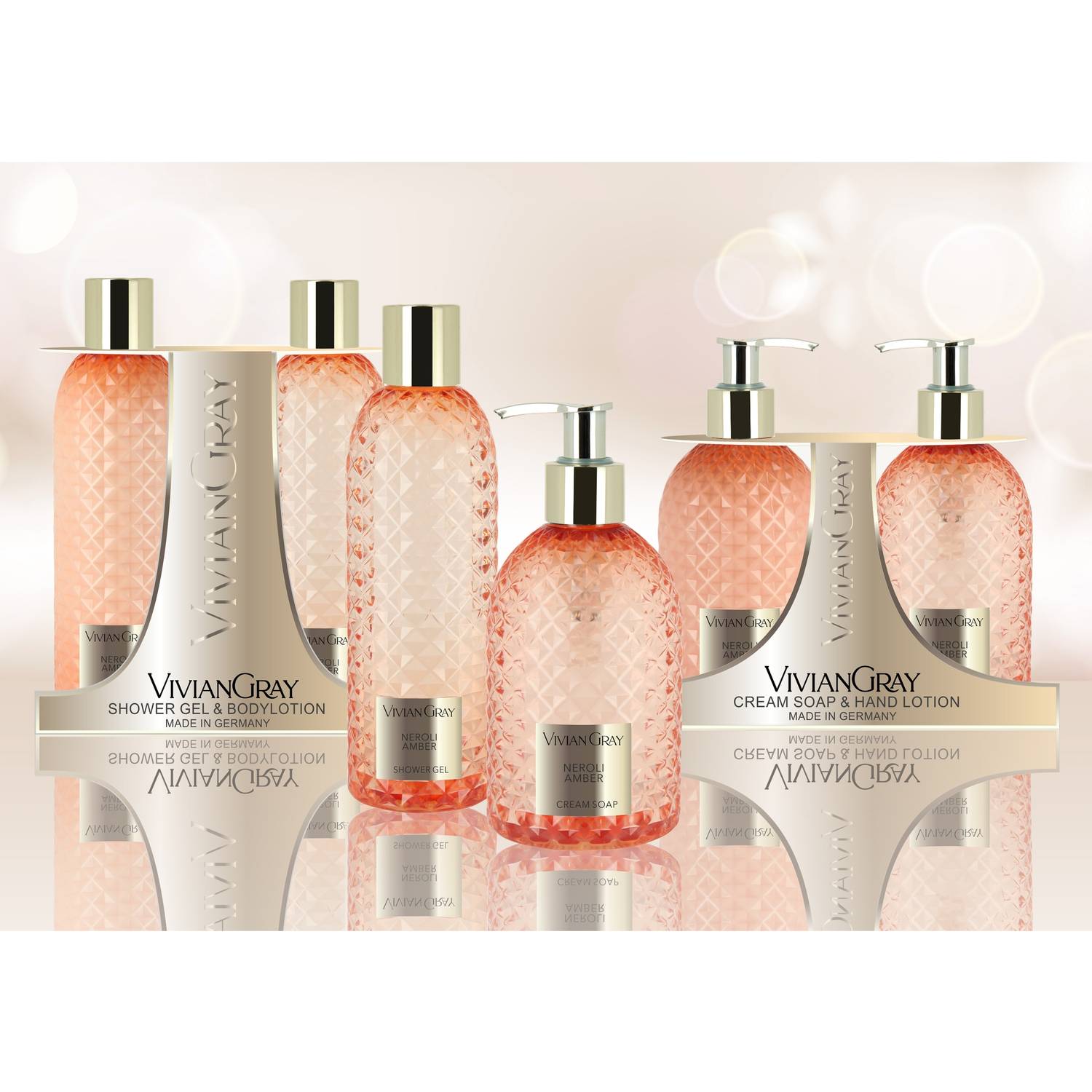 VIVIAN GRAY 3502 Duschgel Gemstone, Neroli & Amber, orange (300 ml)