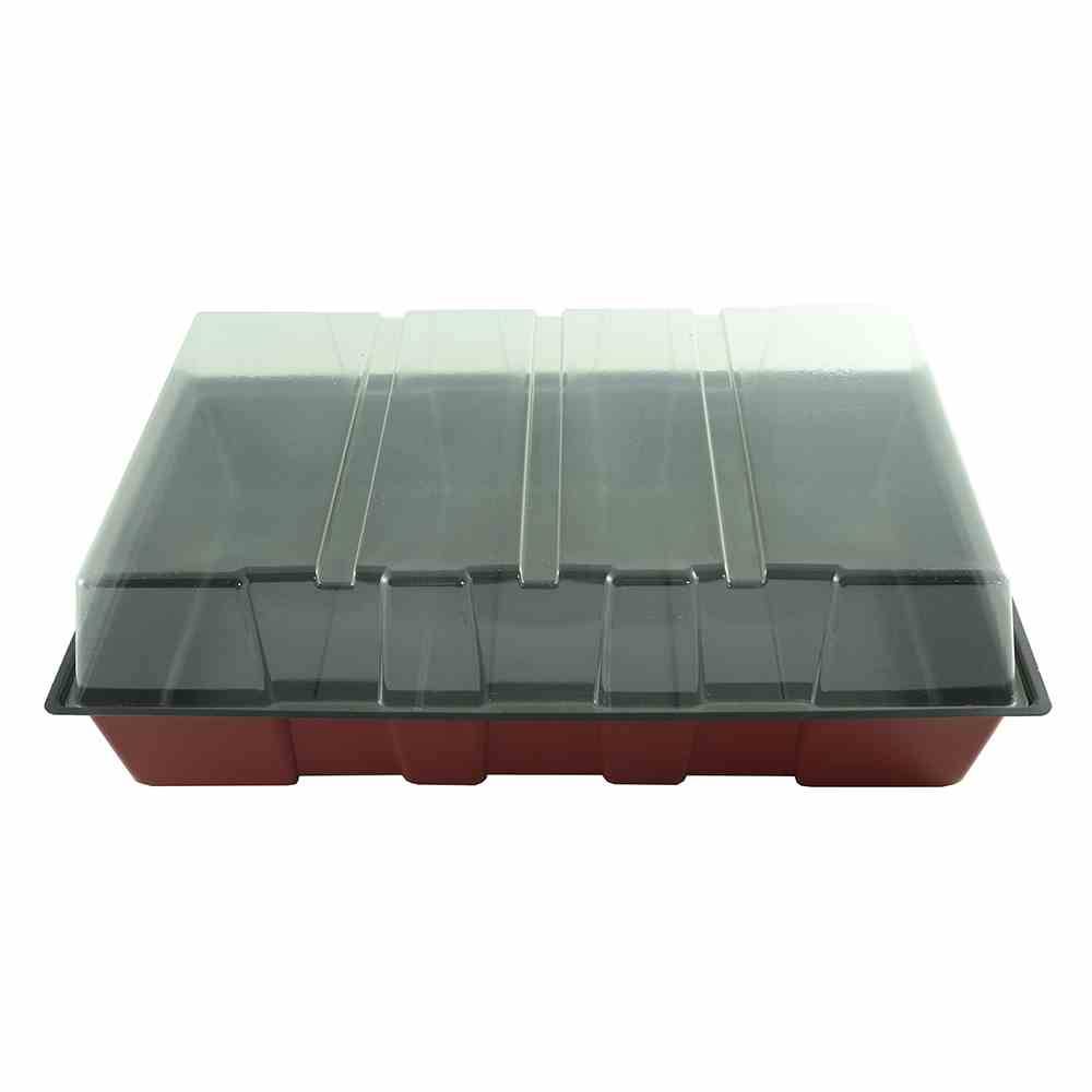 Siena Garden 11104-2 Gewächshaus 348x233x112mm, bordeaux/transparent