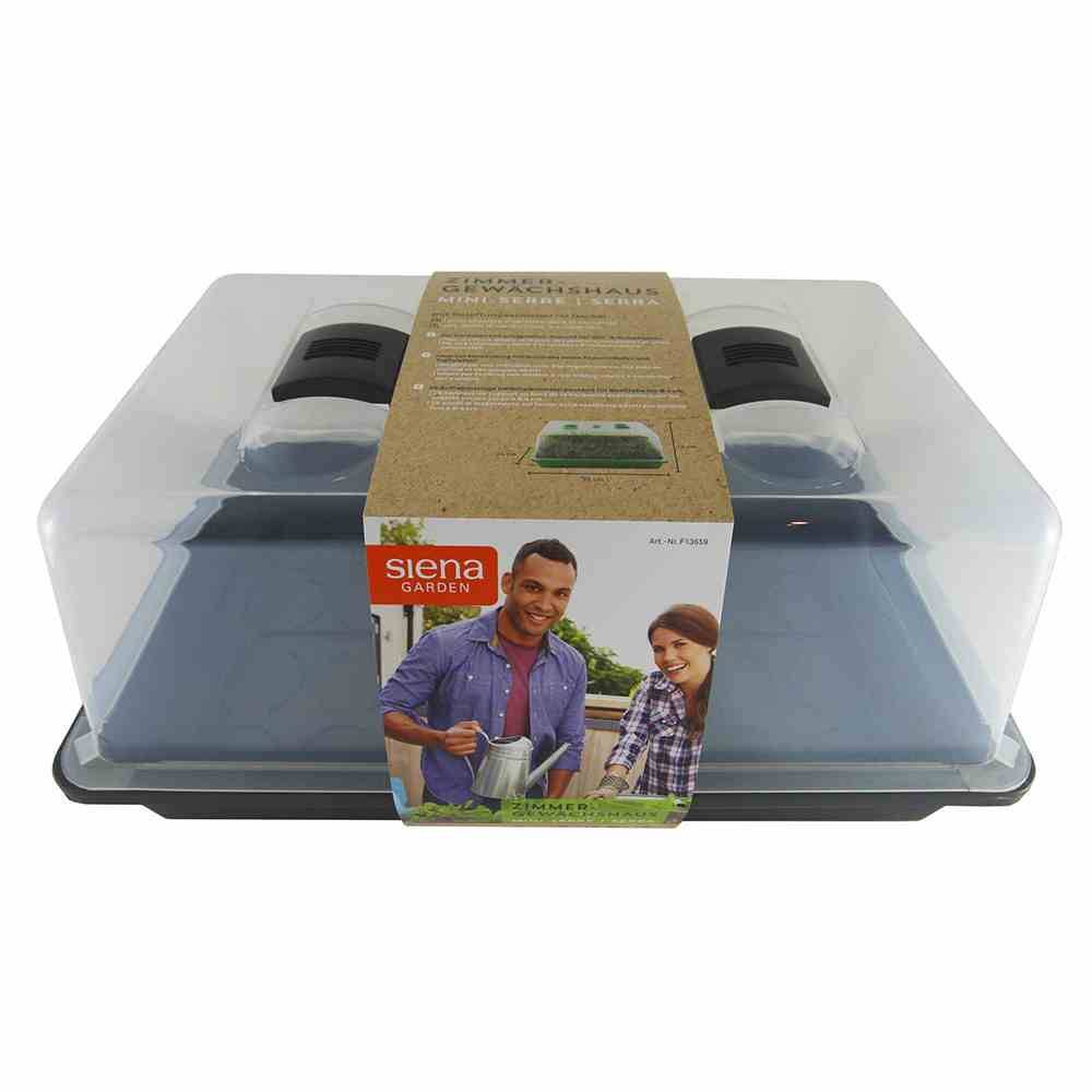 Siena Garden 455-38 Zimmergewächsh.Uni-Grow 38x24x18cm, anthrazit