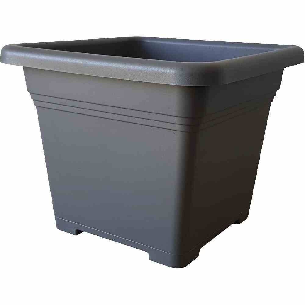 Siena Garden 192-302GA Pflanztopf Quadro 23cm, anthrazit