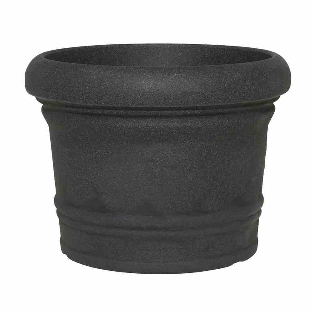 Siena Garden 413-502GA Pflanzgefäß Norah 35, Ø 35x26 cm, anthrazit