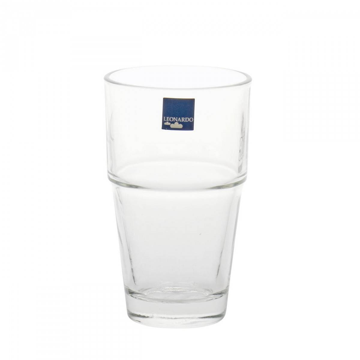 LEONARDO 043400 Solo Latte Macchiato Becher, Glas, 370 ml, H 14cm, klar
