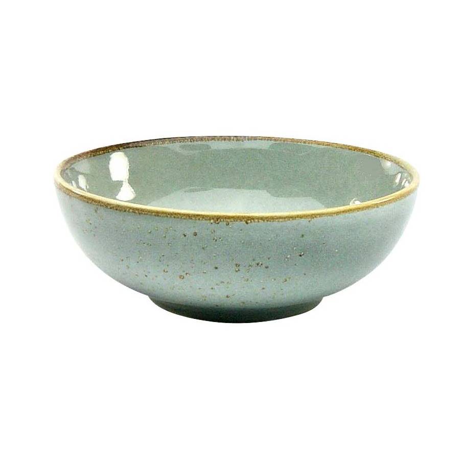 CreaTable 22049 Nature Collection Mehrzweckschale Ø 16,5 cm, 527 ml, stone (6er Pack)