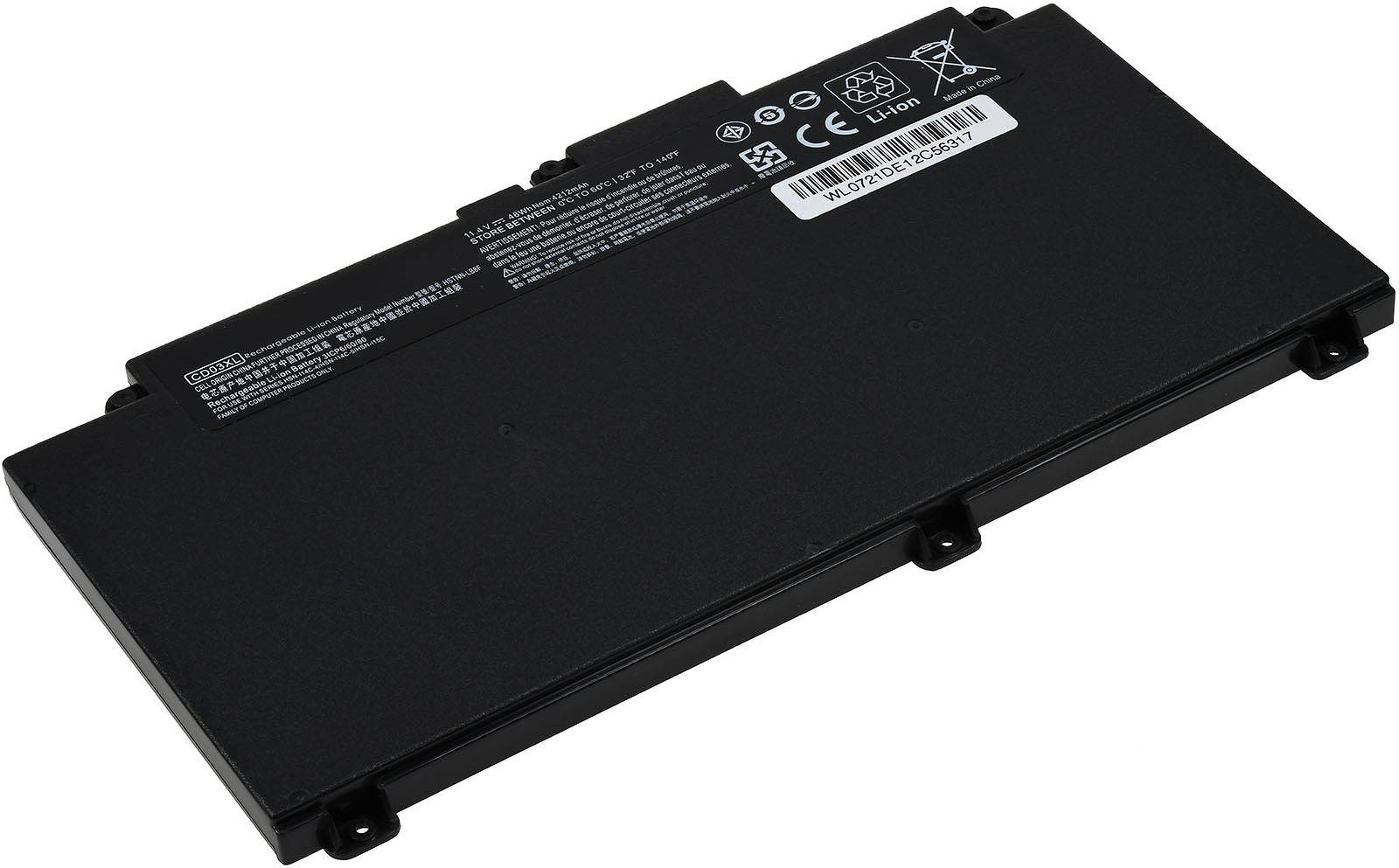 Powery Akku für Laptop HP ProBook 640 G4 3UP62EA, 11,4V, Li-Polymer