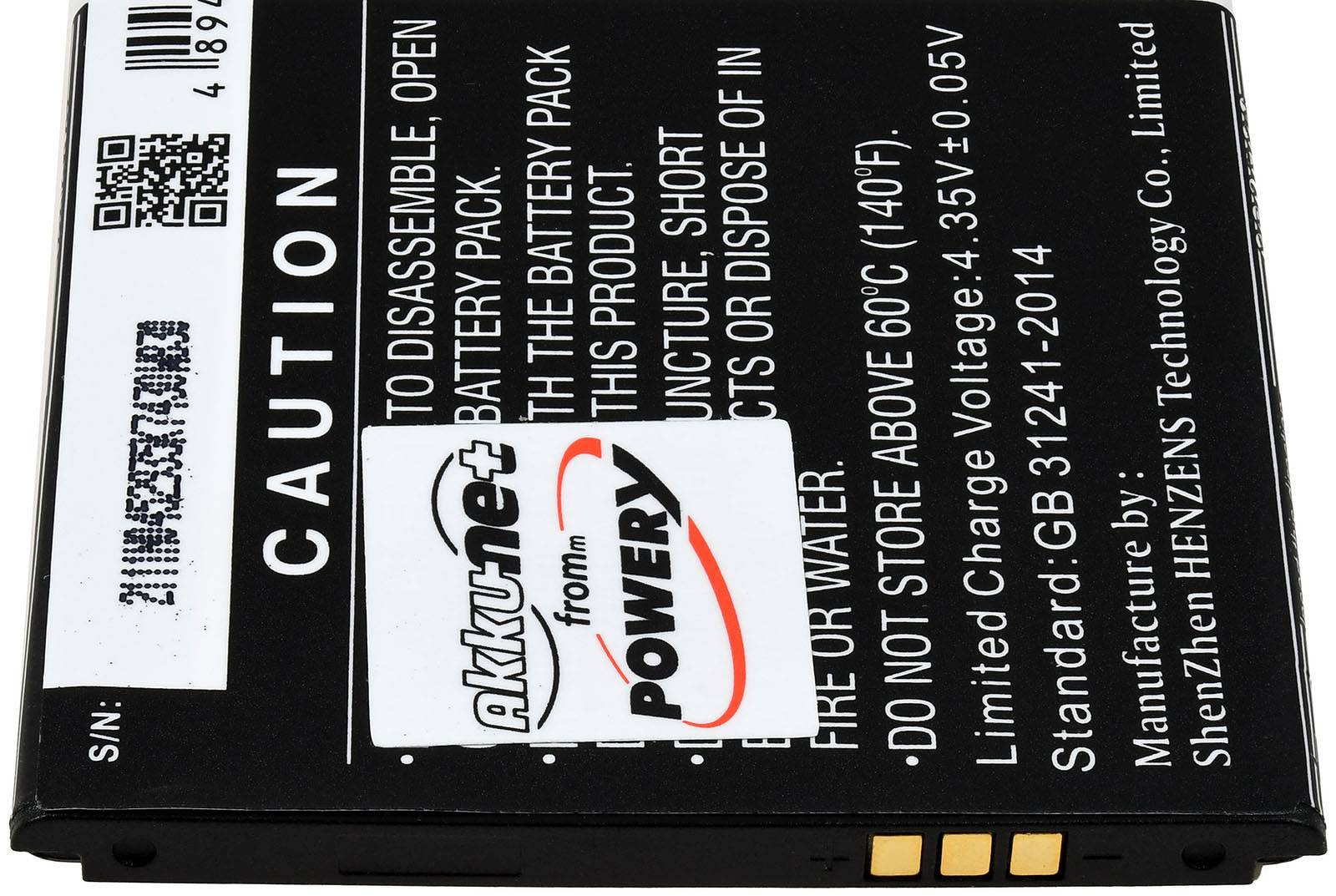 Powery Akku für Handy, Smartphone Emporia Smart 2, 3,8V, Li-Polymer