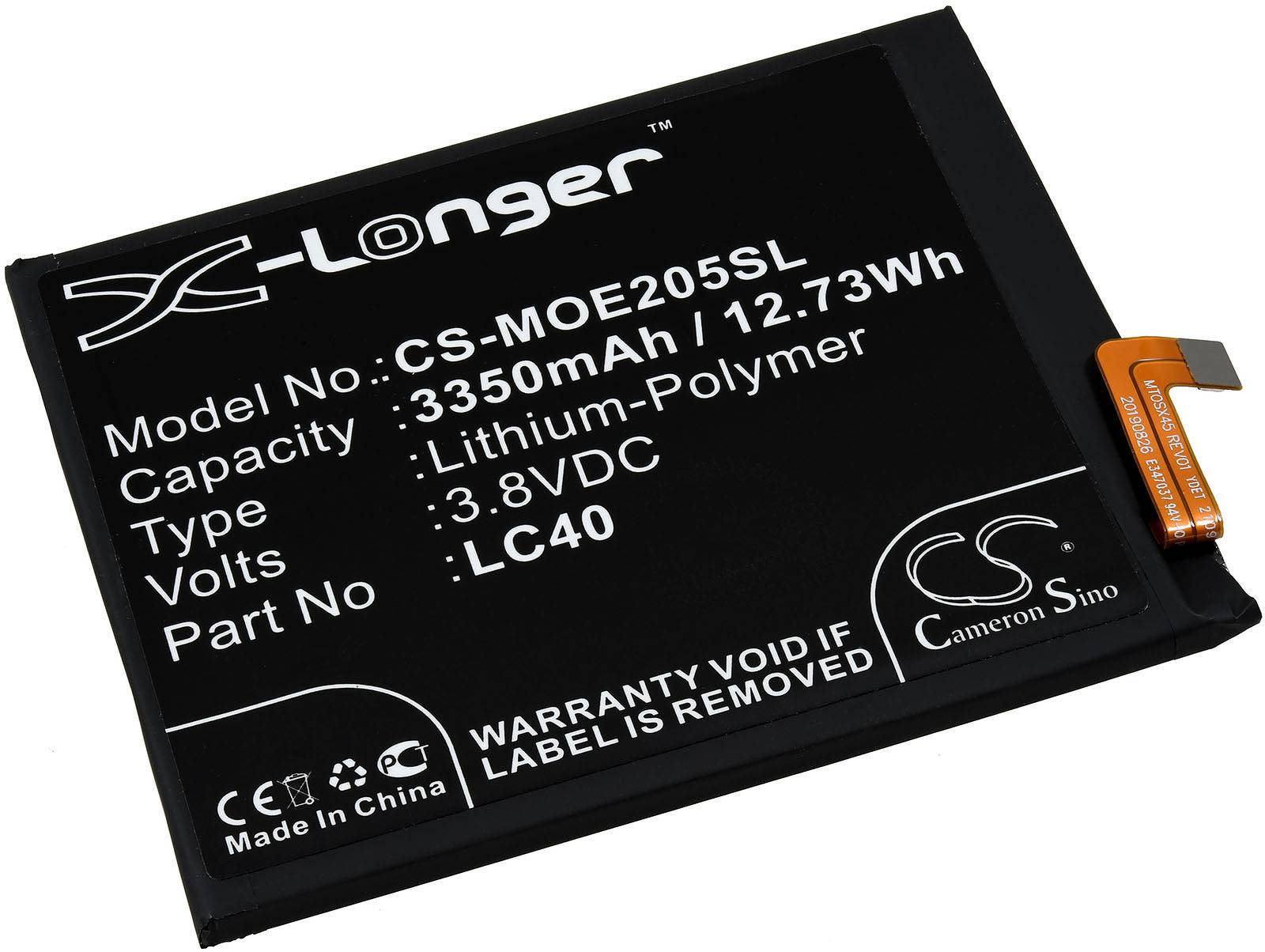 Powery Akku für Smartphone, Handy Motorola XT2052DL, 3,8V, Li-Polymer