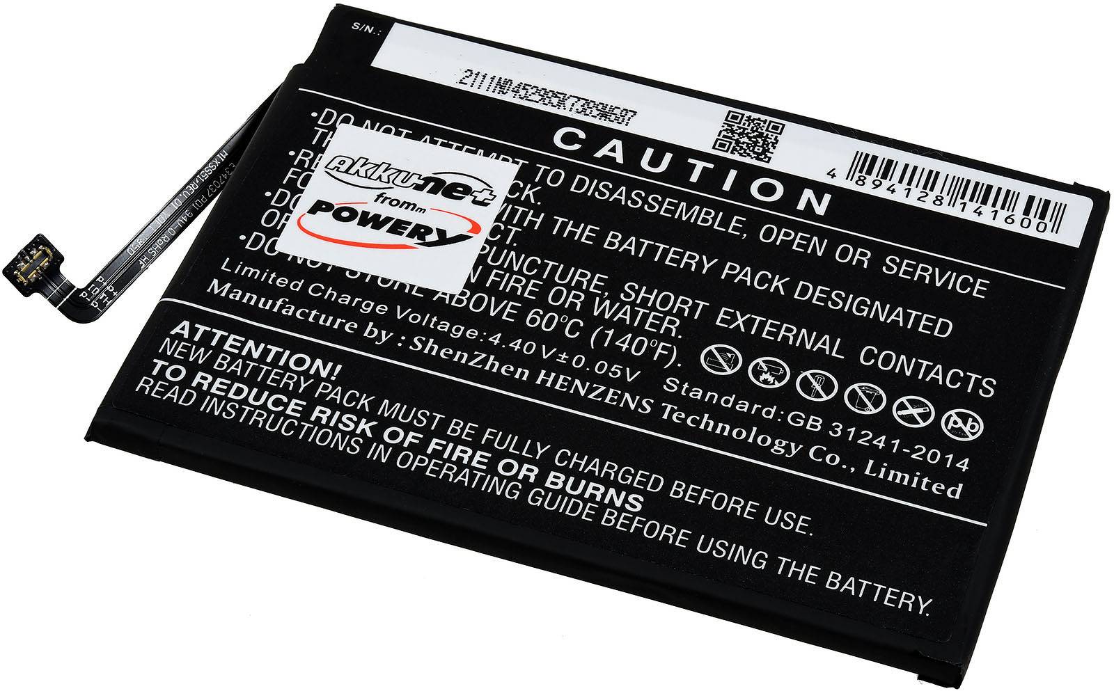 Powery Akku für Handy, Smartphone Xiaomi MZB7263IN, 3,85V, Li-Polymer