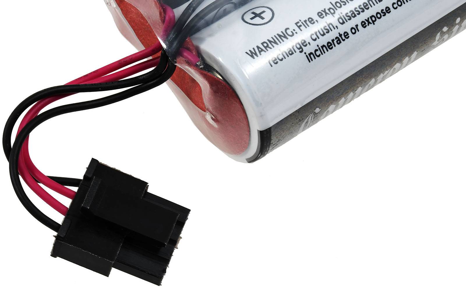 Powery Lithiumbatterie-Pack kompatibel mit Visonic Typ 2XER18505M, 3,6V, Lithium-Thionylchlorid