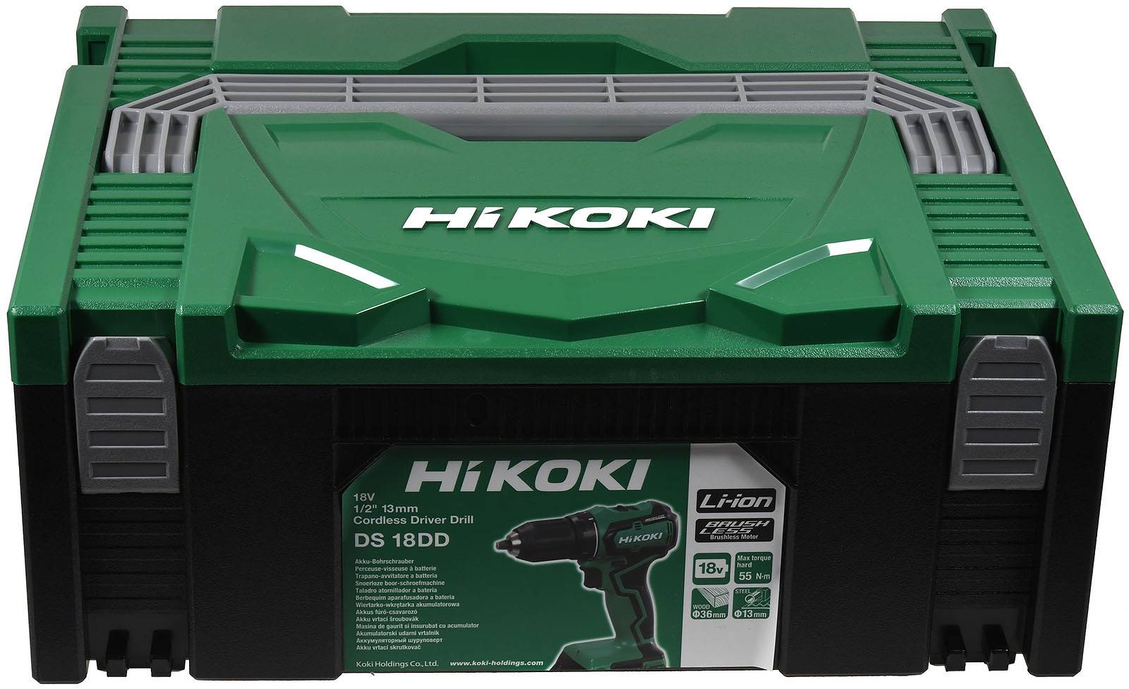 HiKOKi Hit-System Case Transportkoffer HSC II, Grün/Schwarz