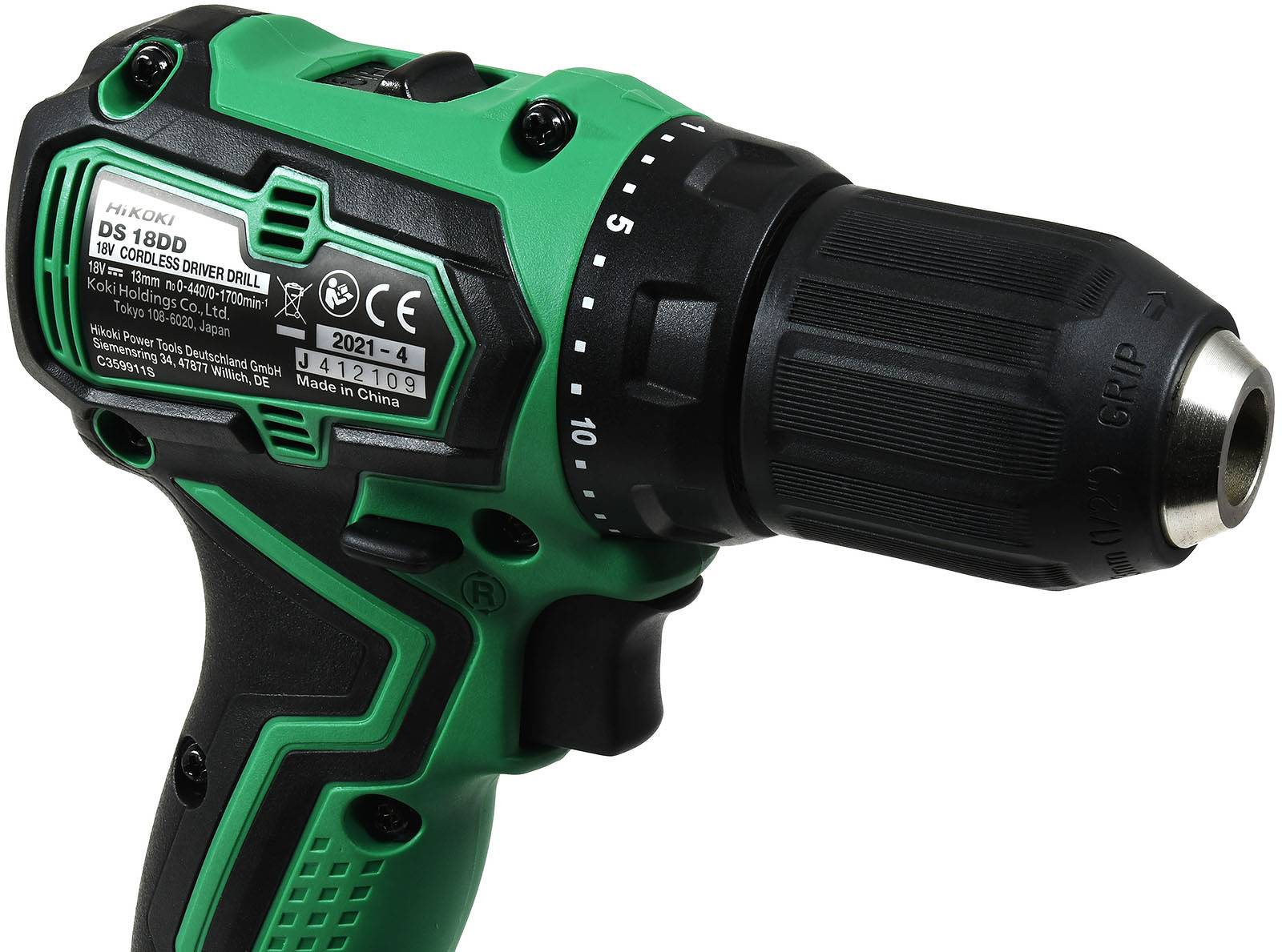 HiKOKI (Hitachi) Akku-Bohrschrauber DS18DD 18V, 18V