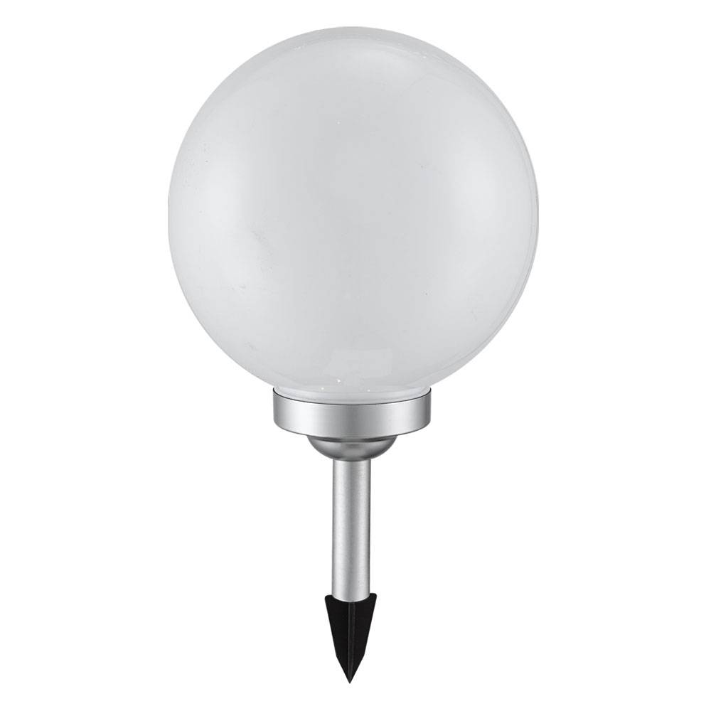 Solarleuchte Kugel Garten LED Gartendeko Solarkugel für Außen 20 cm Kugelleuchte Solar, Leuchtdauer ca. 6-8 Stunden, H 62 cm